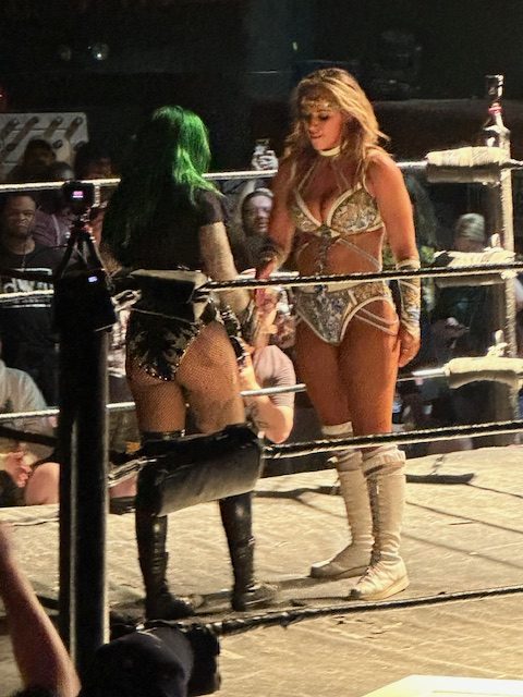 Megan Bayne and Shotzi